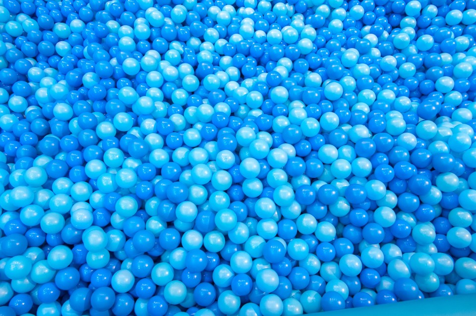 Lots of Blue Balls